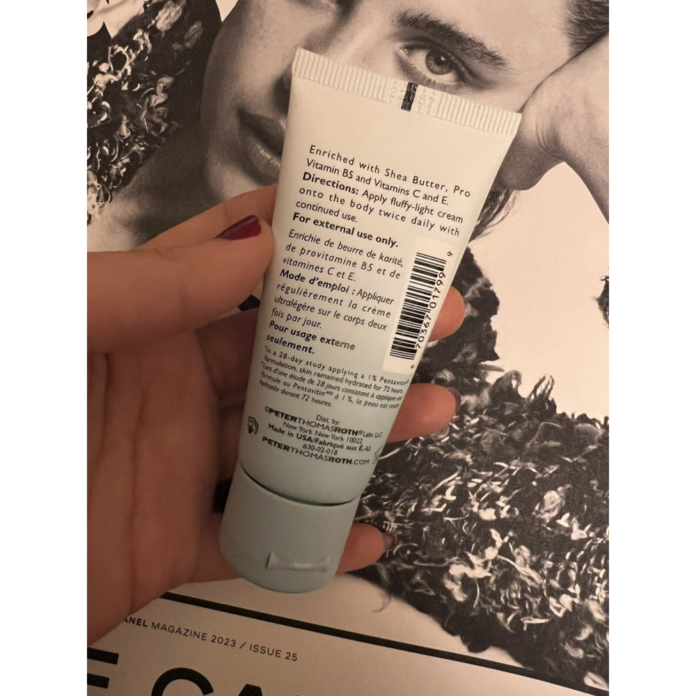 Peter Thomas Roth Water Drench Hyaluronic Cloud Hydrating Body Cream MINI .85oz - Picture 2 of 2